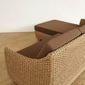 Valen Synthetic Hyacinth Curved Day Bed Sofa Setの写真