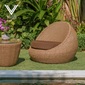 Valen Synthetic Hyacinth Moonlight Sofa 1Pの写真