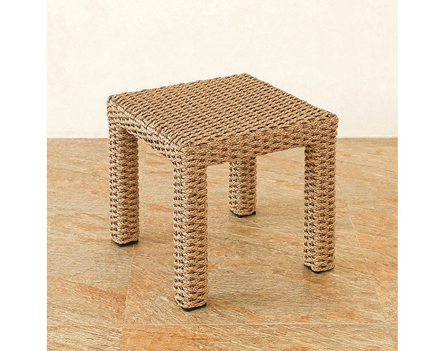 Valen Synthetic Hyacinth Square Side Tableの写真