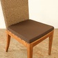 Valen Synthetic Hyacinth No Arm Chairの写真