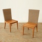 Valen Synthetic Hyacinth No Arm Chairの写真