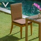 Valen Synthetic Hyacinth No Arm Chairの写真