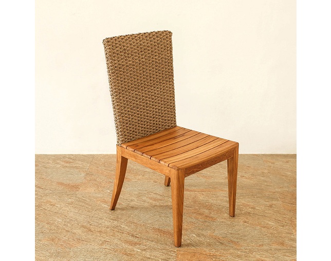 Valen Synthetic Hyacinth No Arm Chairの写真