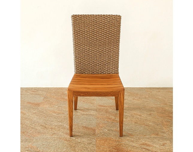 Valen Synthetic Hyacinth No Arm Chairの写真