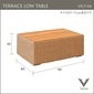 Valen Synthetic Hyacinth Terrace Low Tableの写真
