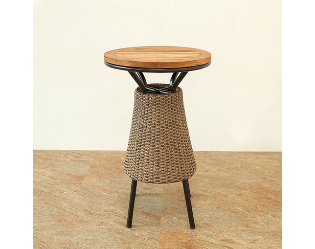 Valen Synthetic Hyacinth Round Counter Tableの写真