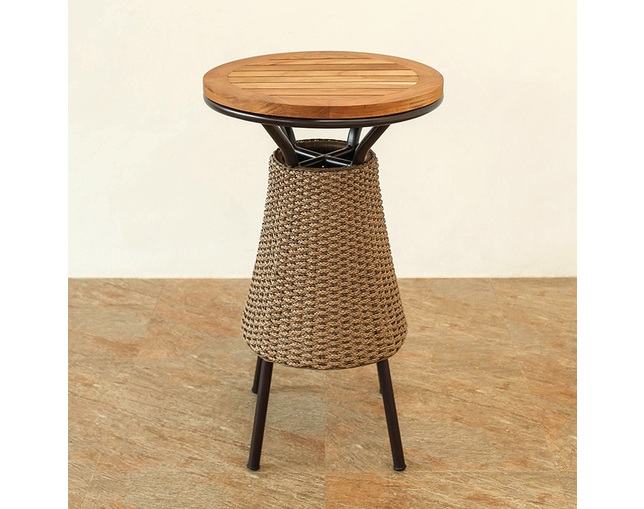 Valen Synthetic Hyacinth Round Counter Tableの写真