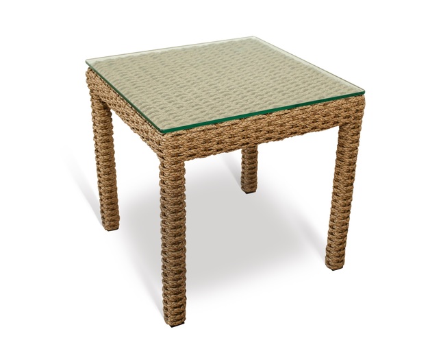 Valen Synthetic Hyacinth Square Side Tableの写真