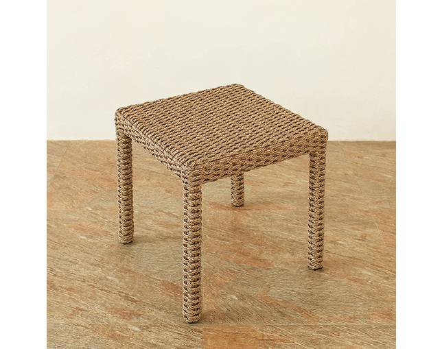 Valen Synthetic Hyacinth Square Side Tableの写真