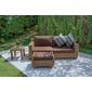 Valen Synthetic Hyacinth Raja Sofa 3Pの写真