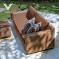 Valen Synthetic Hyacinth Raja Sofa 3Pの写真