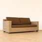 Valen Synthetic Hyacinth Raja Sofa 3Pの写真