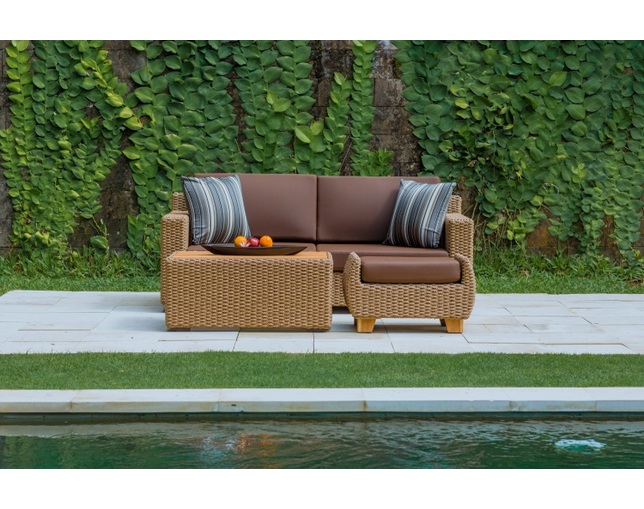 Valen Synthetic Hyacinth Raja Sofa 3Pの写真