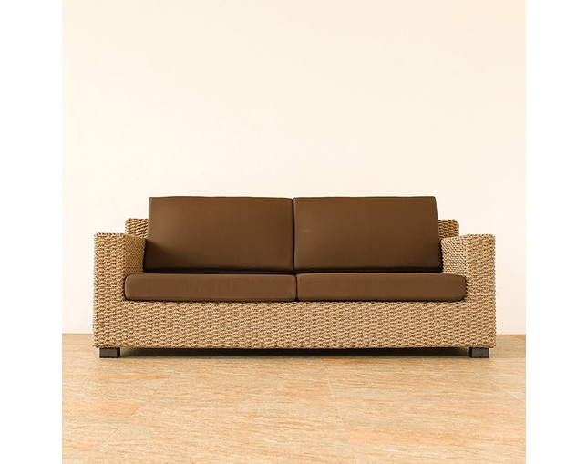 Valen Synthetic Hyacinth Raja Sofa 3Pの写真