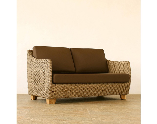 Valen Synthetic Hyacinth Sofa 2Pの写真