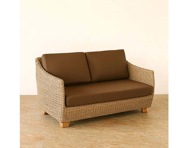 Valen Synthetic Hyacinth Sofa 2Pの写真
