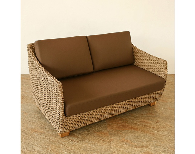 Valen Synthetic Hyacinth Sofa 2Pの写真