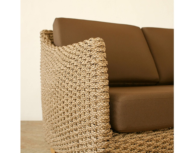 Valen Synthetic Hyacinth Sofa 2Pの写真