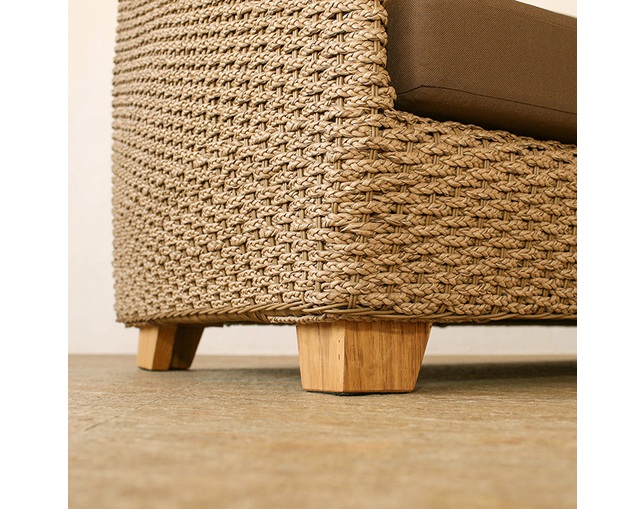 Valen Synthetic Hyacinth Sofa 2Pの写真