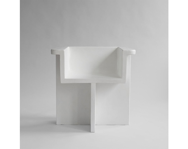 101 COPENHAGEN 101 COPENHAGEN Brutus Dining Chair Bone Whiteの写真