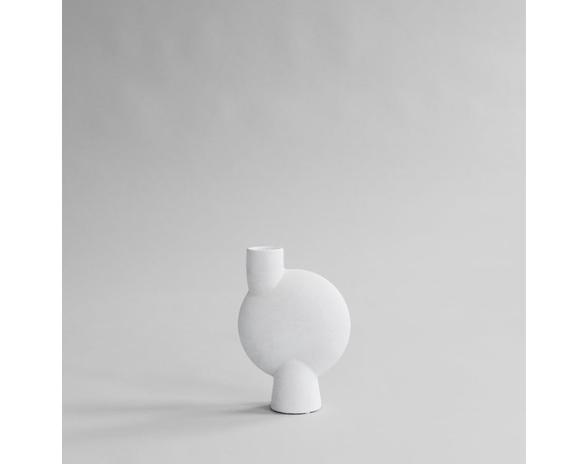 101 COPENHAGEN 101 COPENHAGEN Sphere Vase Bubl Medio Bone Whiteの写真