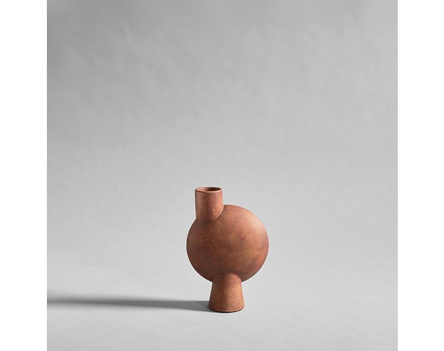 101 COPENHAGEN 101 COPENHAGEN Sphere Vase Bubl Medio Terracottaの写真