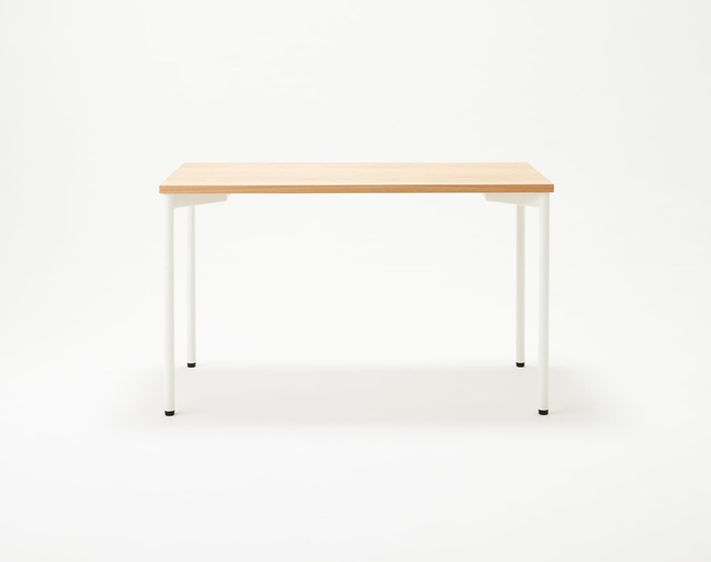 WAAK° WAAKdesk TypeA 120 天板:オーク／脚:ホワイトの写真