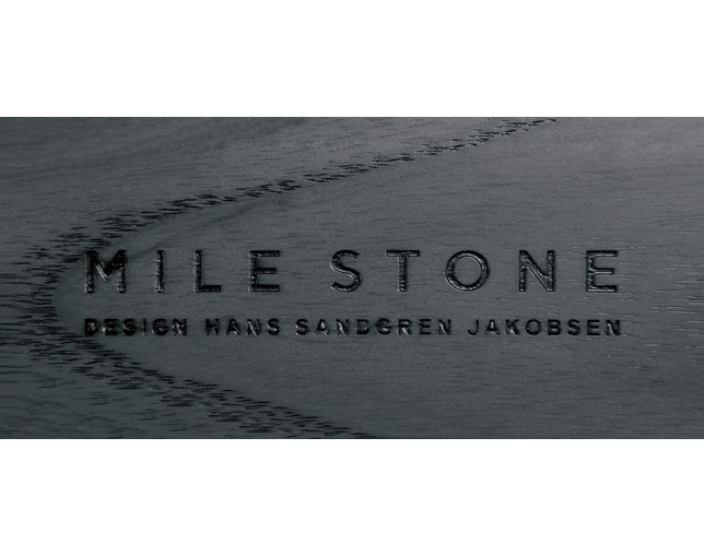 MILE STONE DINING CHAIR type.1 BKの写真