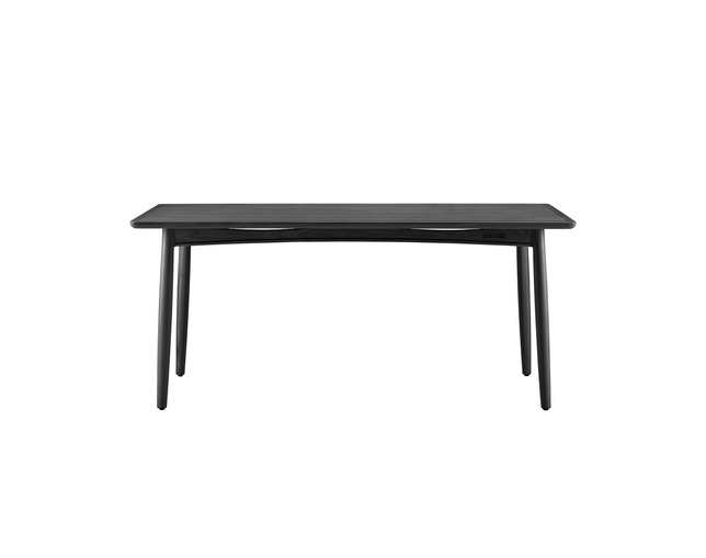 MILE STONE DINING TABLE 160 BKの写真
