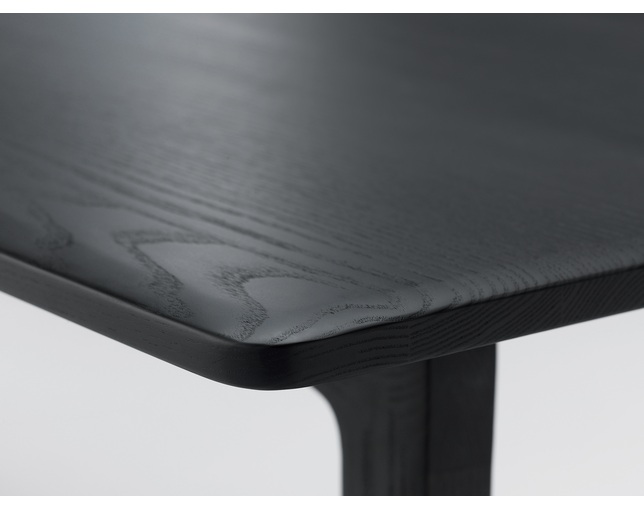 MILE STONE DINING TABLE 160 BKの写真