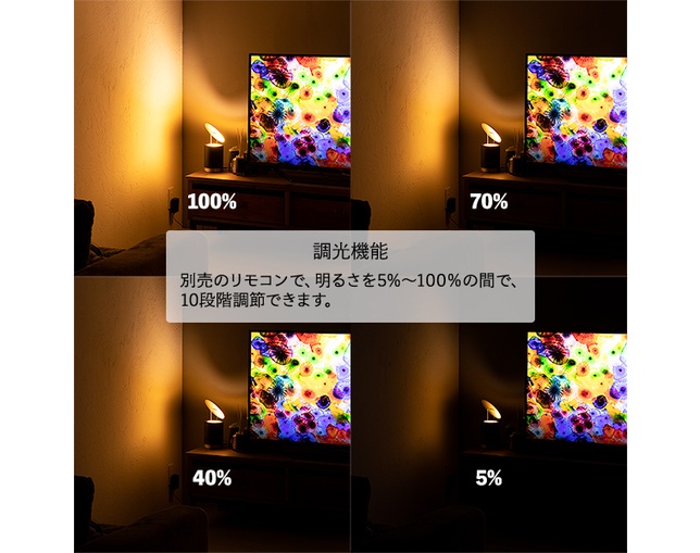 gram eight MANDALAY LEDアッパーライトの写真