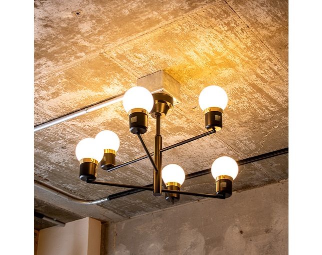 gram eight DEVON 6灯シーリングライト　の写真