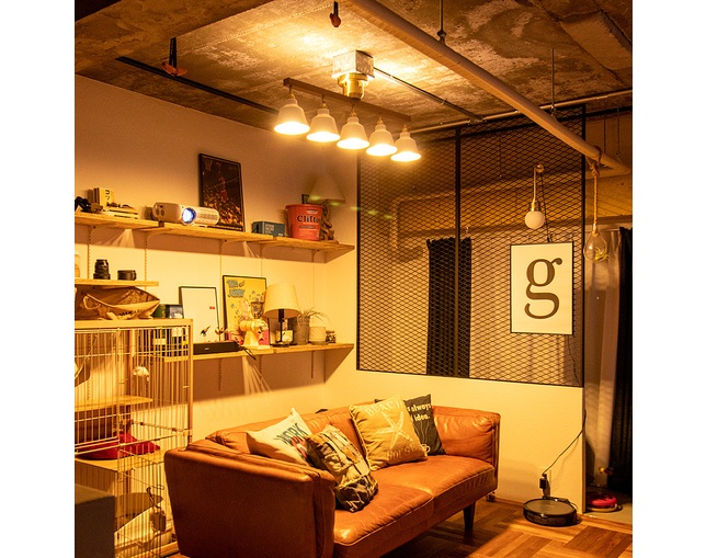 gram eight TENNESSEE KORAT 5灯シーリングライト【リモコン電球セット】の写真