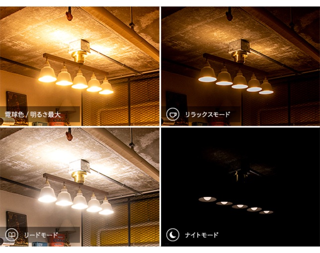 gram eight TENNESSEE KORAT 5灯シーリングライト【リモコン電球セット】の写真