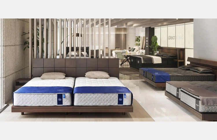 引き取り限定】 最高級 Dreambed ドリームベッド ワイドダブル ベッド