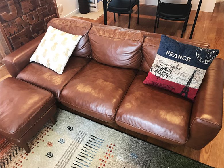 MOLN leather sofa 3 seater(モルン レザー ソファ 3 シーター)/MOLN