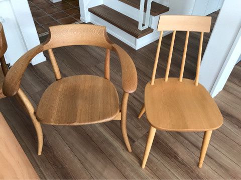 飛騨家具 ダイニングチェア つぐみ - ダイニングチェア